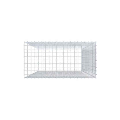 Anbaugabione Typ 4 200 cm x 100 cm x 50 cm (L x H x T), Maschenweite 5 cm x 5 cm, C-Ring