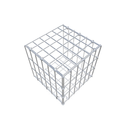 Gabião tipo 2 30 cm x 30 cm x 30 cm, malhagem 5 cm x 10 cm, anel C