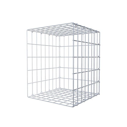 Monteret gabion type 2 50 cm x 40 cm x 40 cm, maskestørrelse 5 cm x 10 cm, C-ring