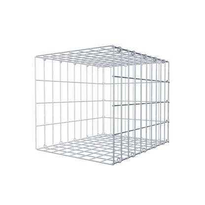 Monteret gabion type 2 50 cm x 40 cm x 40 cm, maskestørrelse 5 cm x 10 cm, C-ring