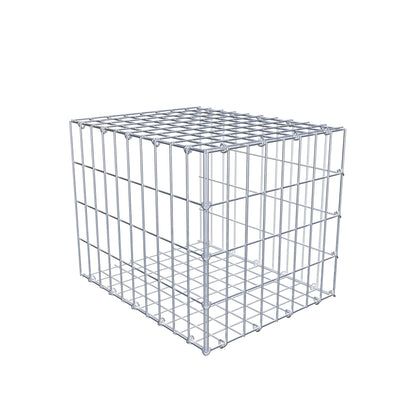 Monteret gabion type 2 50 cm x 40 cm x 40 cm, maskestørrelse 5 cm x 10 cm, C-ring