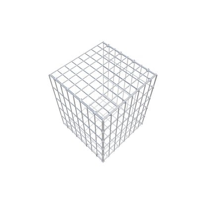 Monteret gabion type 2 50 cm x 40 cm x 40 cm, maskestørrelse 5 cm x 10 cm, C-ring