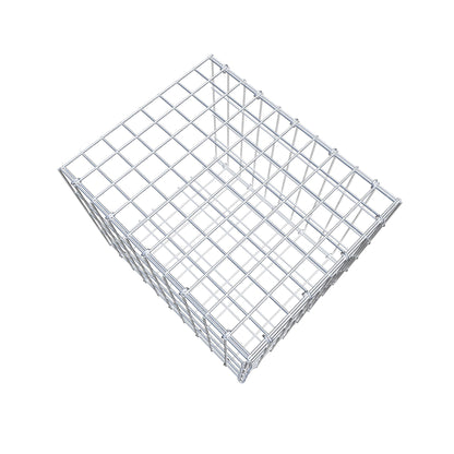 Monteret gabion type 2 50 cm x 40 cm x 40 cm, maskestørrelse 5 cm x 10 cm, C-ring