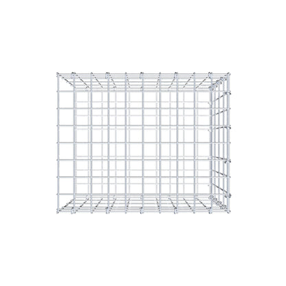 Monteret gabion type 2 50 cm x 40 cm x 40 cm, maskestørrelse 5 cm x 10 cm, C-ring