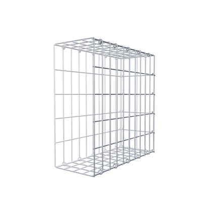 Mounted gabion type 2 50 cm x 50 cm x 20 cm, mesh size 5 cm x 10 cm, C-ring