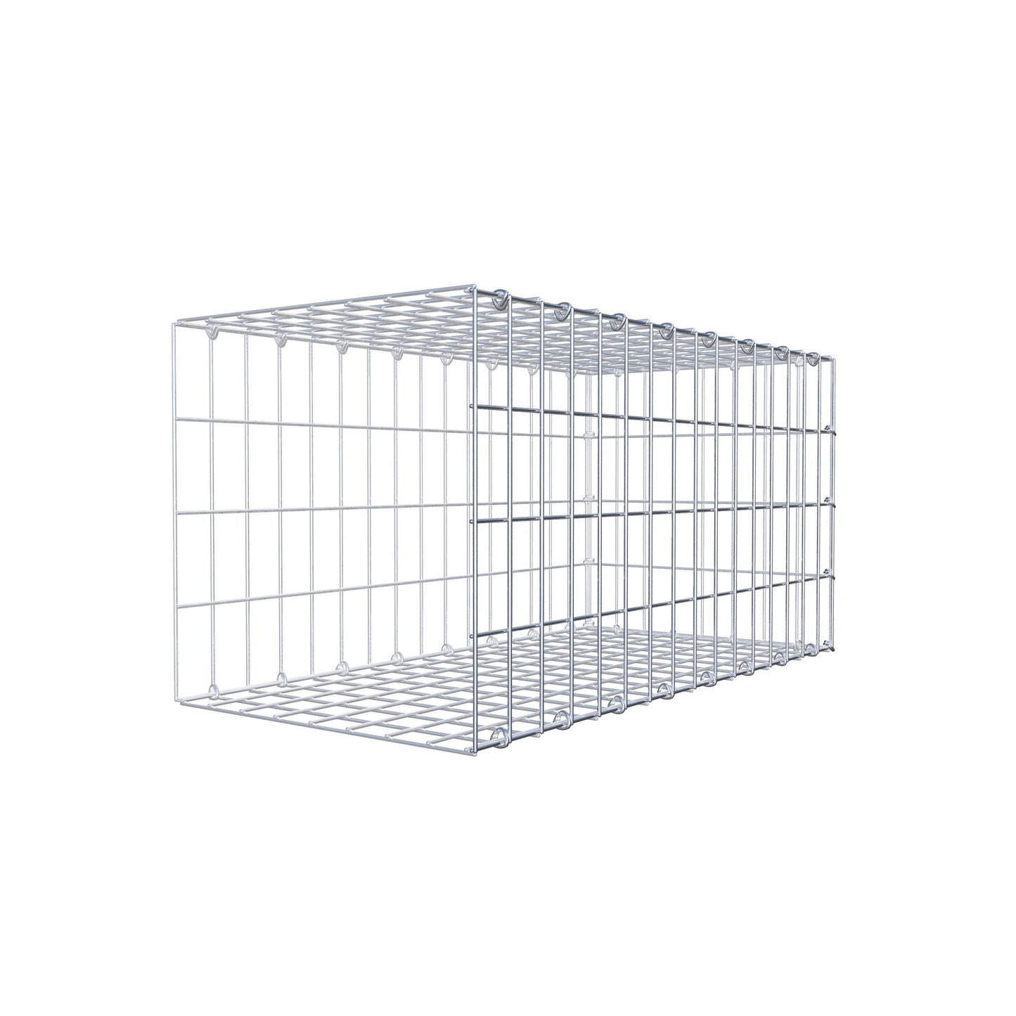 Fourche rapportée type 2 80 cm x 40 cm x 40 cm, mailles 5 cm x 10 cm, anneau en C