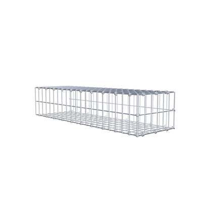 Fourche rapportée type 2 100 cm x 20 cm x 30 cm, mailles 5 cm x 10 cm, anneau en C