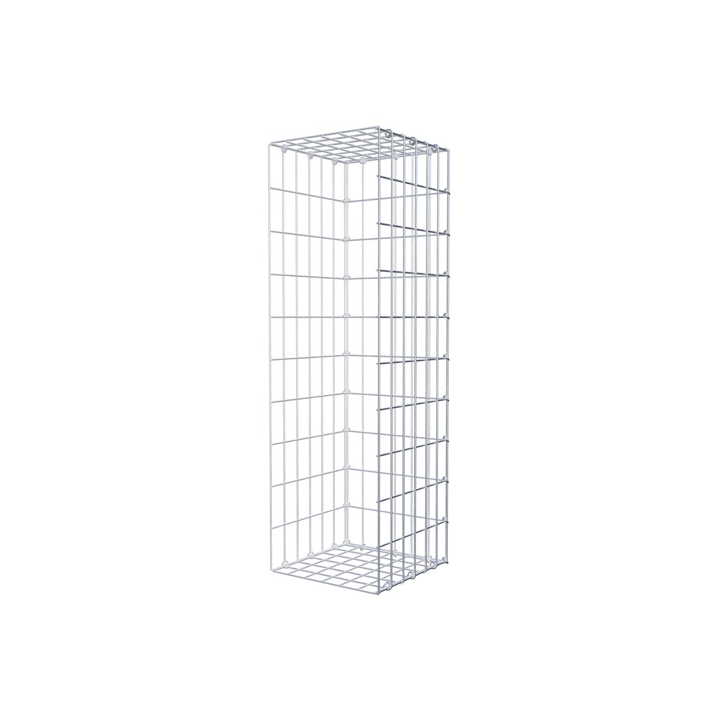Tilläggsgabion typ 2 100 cm x 30 cm x 30 cm, maskstorlek 5 cm x 10 cm, C-ring