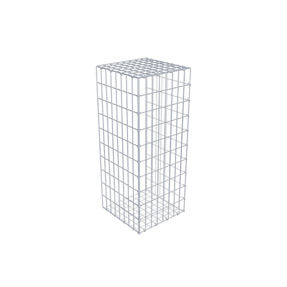 Monteret gabion type 2 100 cm x 40 cm x 40 cm, maskestørrelse 5 cm x 10 cm, C-ring