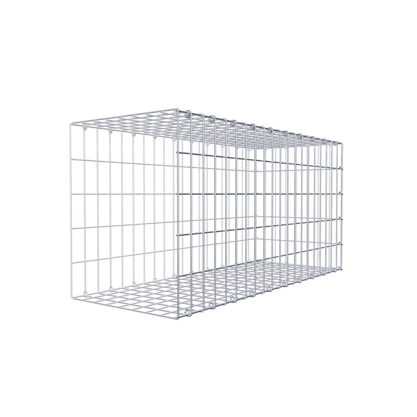 Anbaugabione Typ 2 100 cm x 50 cm x 40 cm, Maschenweite 5 cm x 10 cm, C-Ring