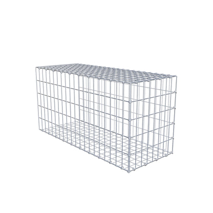 Anbaugabione Typ 2 100 cm x 50 cm x 40 cm, Maschenweite 5 cm x 10 cm, C-Ring