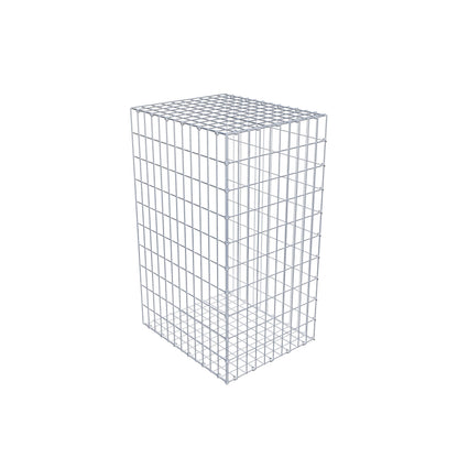 Pila adicional tipo 2 100 cm x 60 cm x 50 cm, malla 5 cm x 10 cm, anillo en C