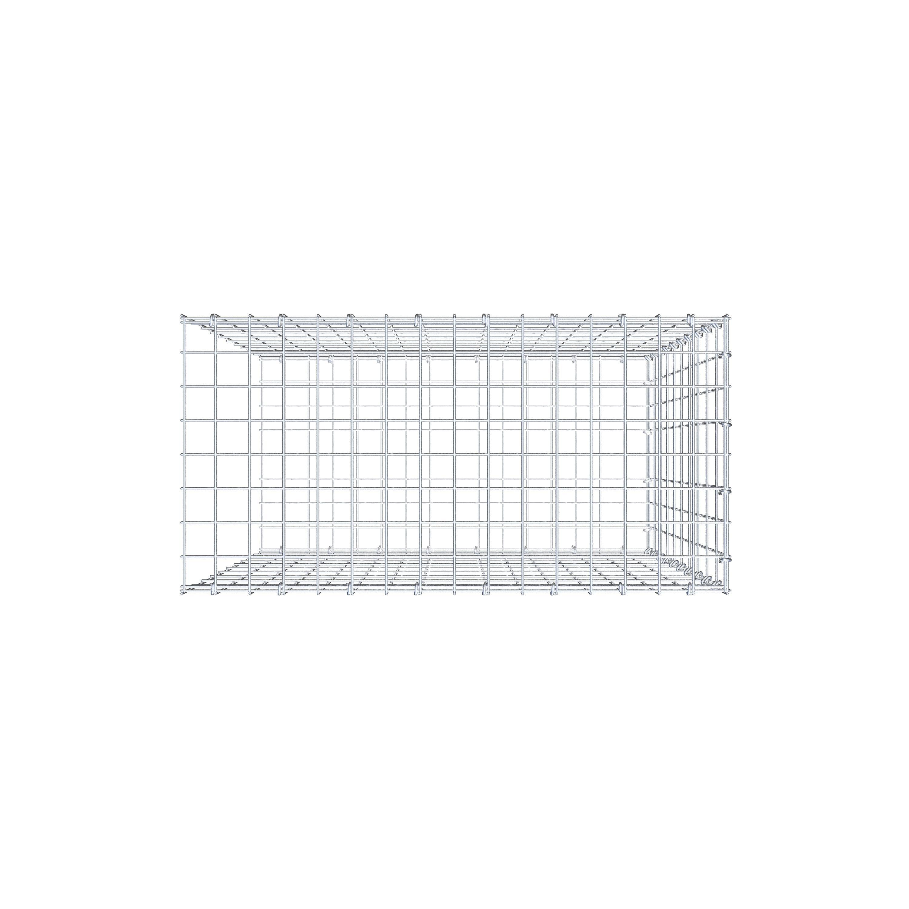 Tilläggspåle typ 2 100 cm x 80 cm x 40 cm, maskstorlek 5 cm x 10 cm, C-ring