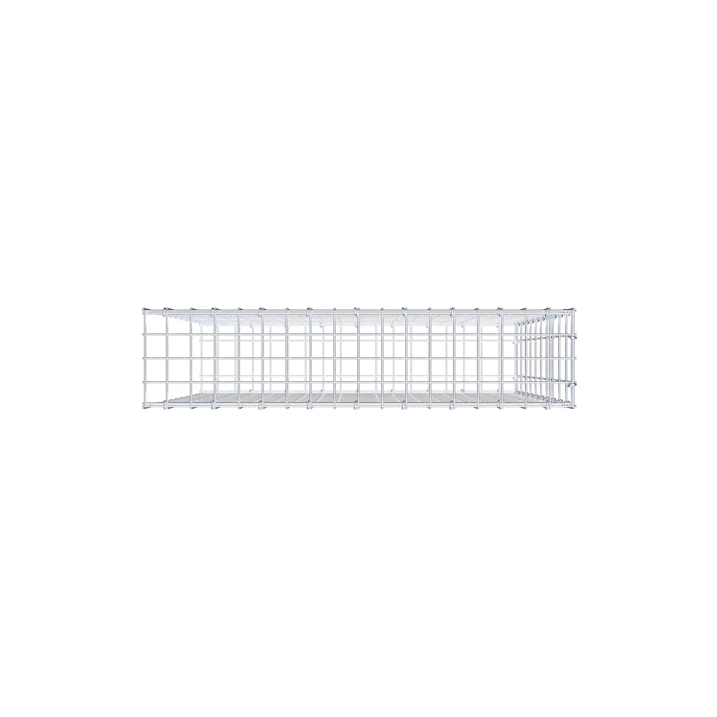 Pile aggiuntivo tipo 2 100 cm x 90 cm x 20 cm, maglia 5 cm x 10 cm, anello a C