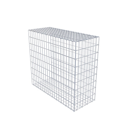Monteret gabion type 2 100 cm x 90 cm x 40 cm, maskestørrelse 5 cm x 10 cm, C-ring