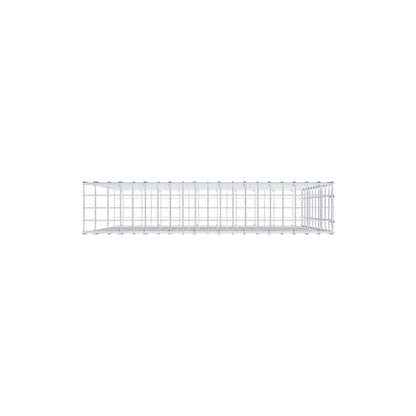 Anbaugabione Typ 2 100 cm x 100 cm x 20 cm, Maschenweite 5 cm x 10 cm, C-Ring