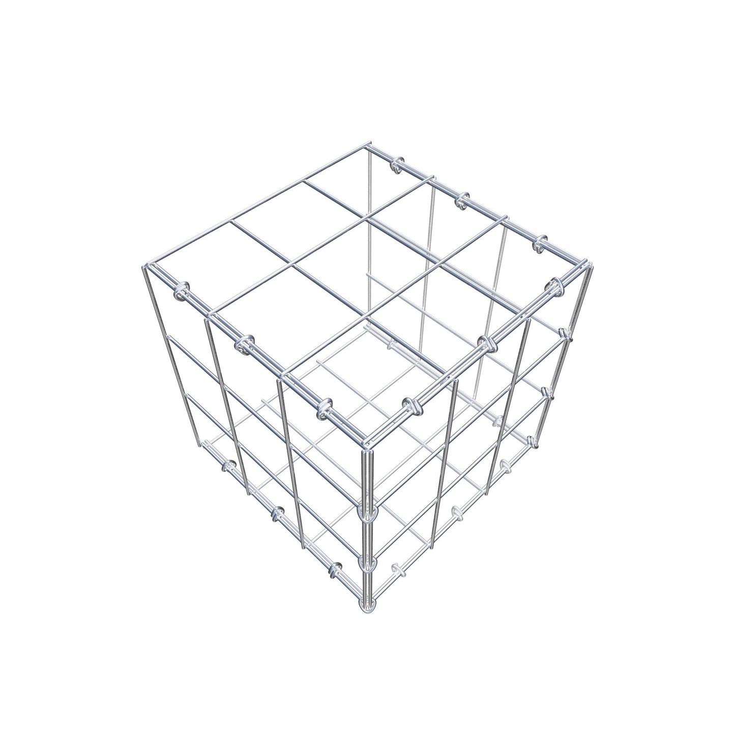 Add-on schanskorf type 2 30 cm x 30 cm x 30 cm (L x H x D), maaswijdte 10 cm x 10 cm, C-ring