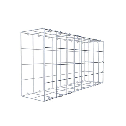 Monteret gabion type 2 80 cm x 40 cm x 20 cm (L x H x D), maskestørrelse 10 cm x 10 cm, C-ring
