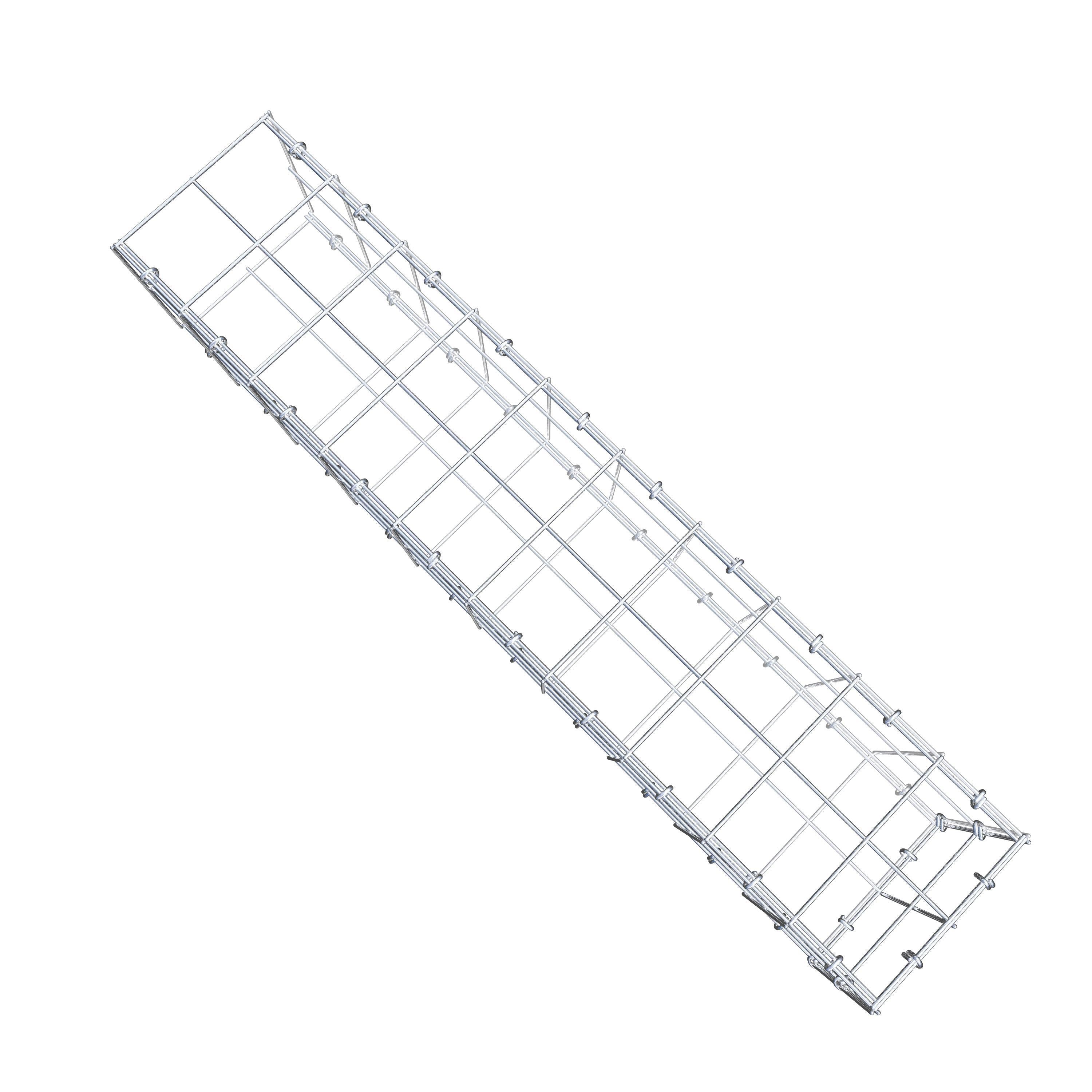 Gabião tipo 2 100 cm x 20 cm x 20 cm (C x A x P), malhagem 10 cm x 10 cm, anel C