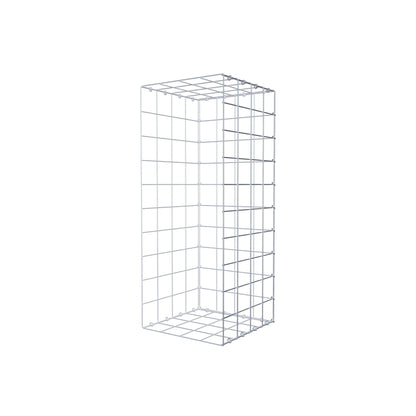 Mounted gabion type 2 100 cm x 40 cm x 40 cm (L x H x D), mesh size 10 cm x 10 cm, C-ring