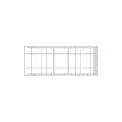 Mounted gabion type 2 100 cm x 40 cm x 40 cm (L x H x D), mesh size 10 cm x 10 cm, C-ring