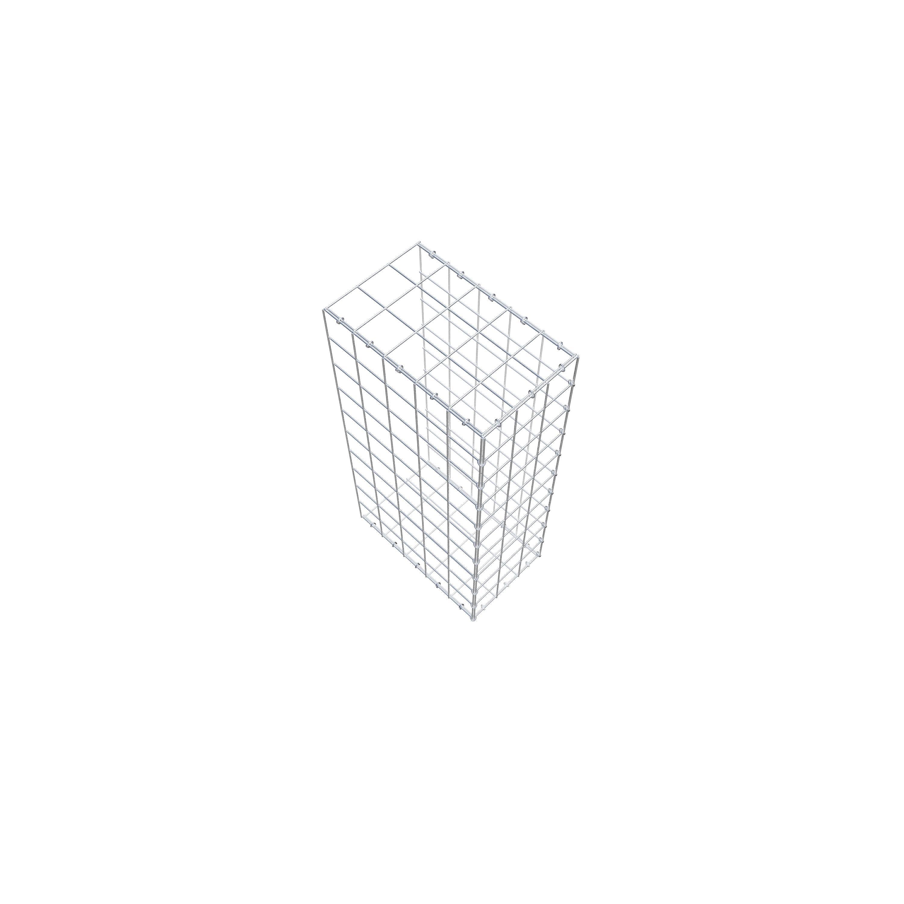 Gabbione aggiuntivo di tipo 2 100 cm x 50 cm x 30 cm (L x H x P), maglia 10 cm x 10 cm, anello a C