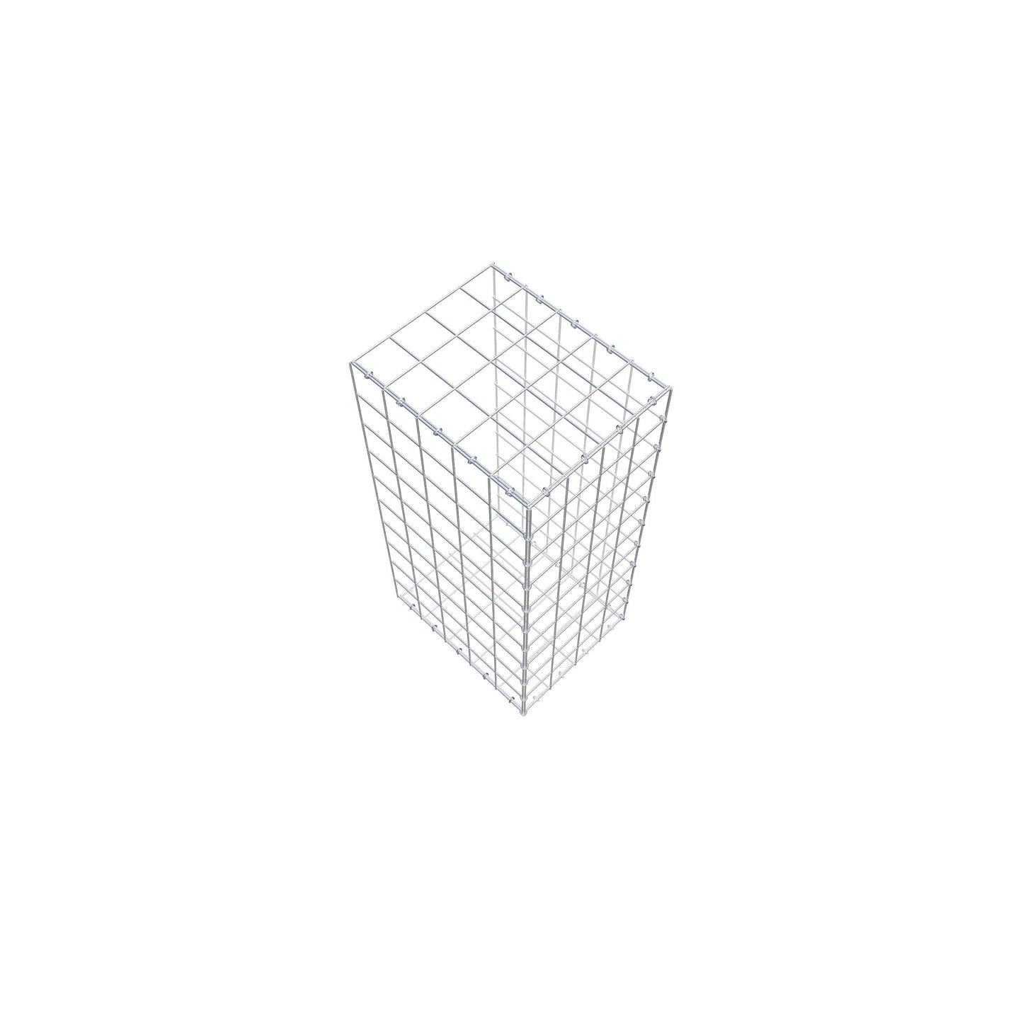 Gabião tipo 2 100 cm x 50 cm x 40 cm (C x A x P), malhagem 10 cm x 10 cm, anel C