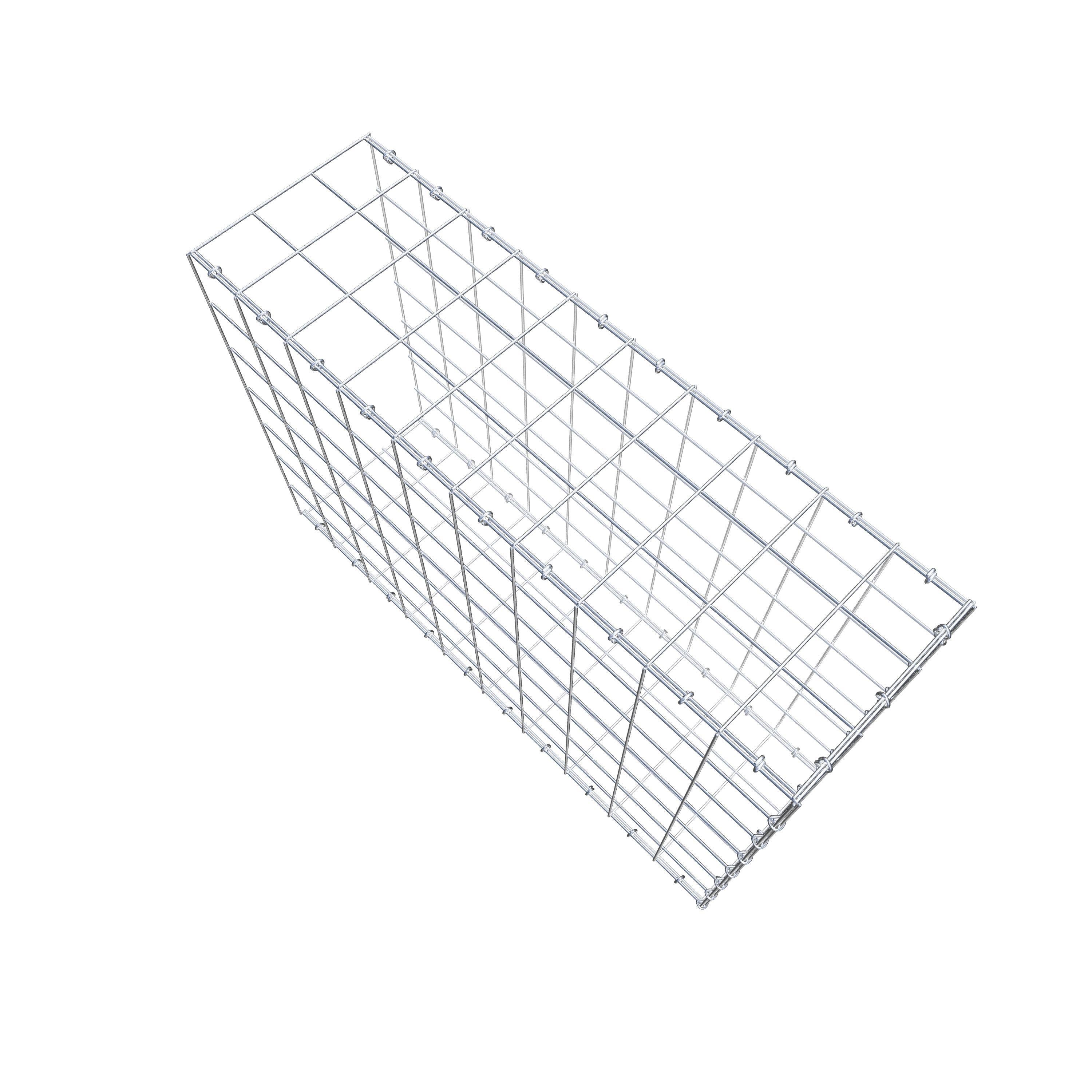 Anbaugabione Typ 2 100 cm x 70 cm x 30 cm (L x H x T), Maschenweite 10 cm x 10 cm, C-Ring