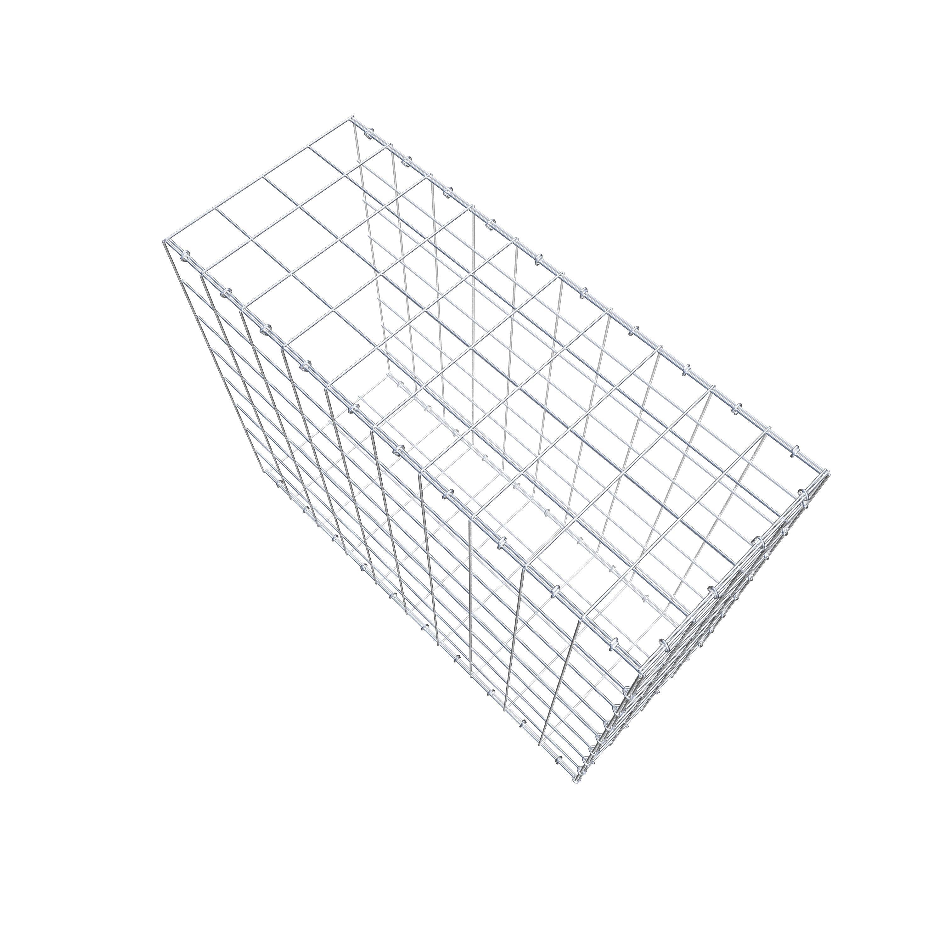 Gabião Tipo 2 100 cm x 80 cm x 40 cm (C x A x P), malhagem 10 cm x 10 cm, anel C