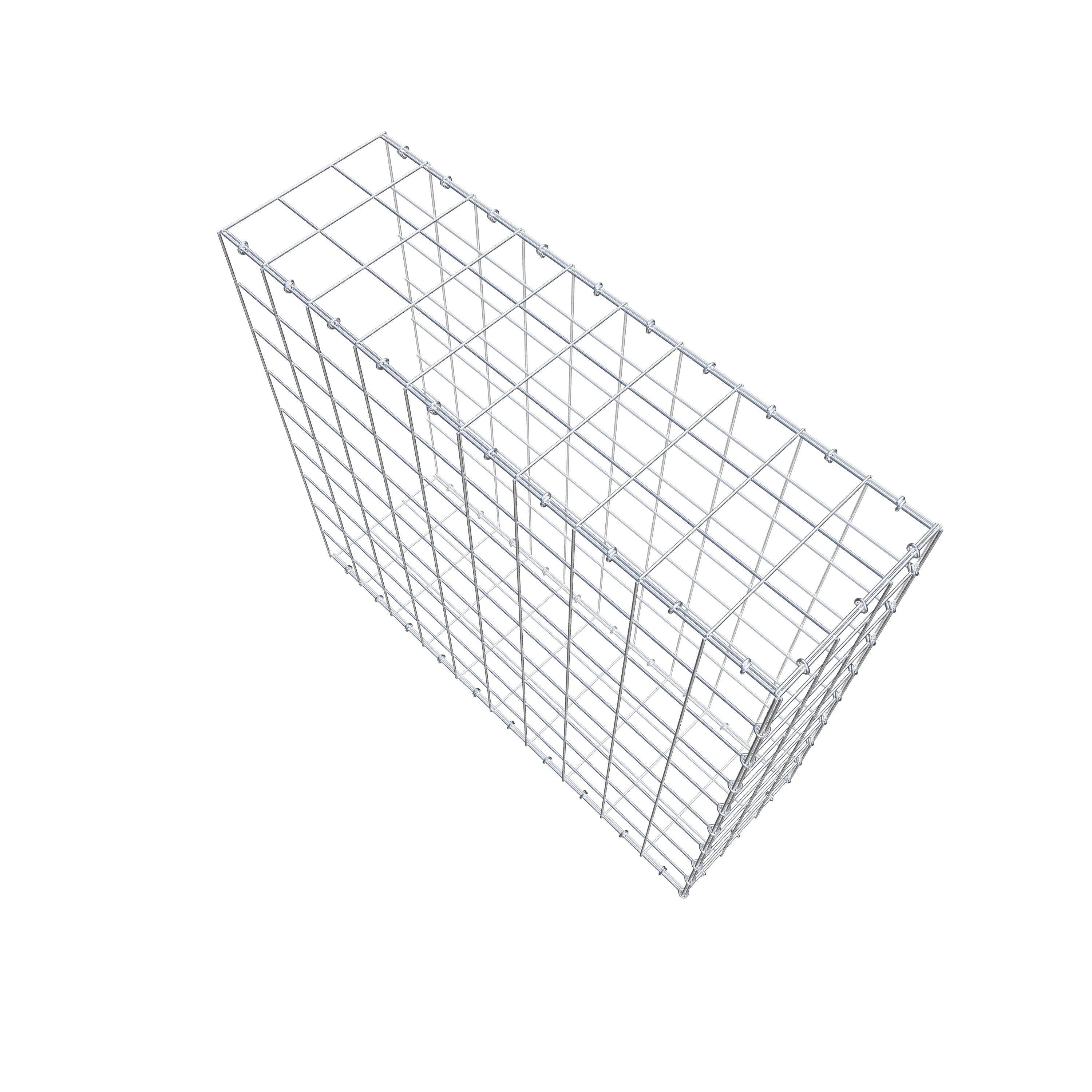 Gabião Tipo 2 100 cm x 90 cm x 30 cm (C x A x P), malhagem 10 cm x 10 cm, anel C