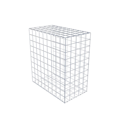 Monteret gabion type 2 100 cm x 90 cm x 50 cm (L x H x D), maskestørrelse 10 cm x 10 cm, C-ring