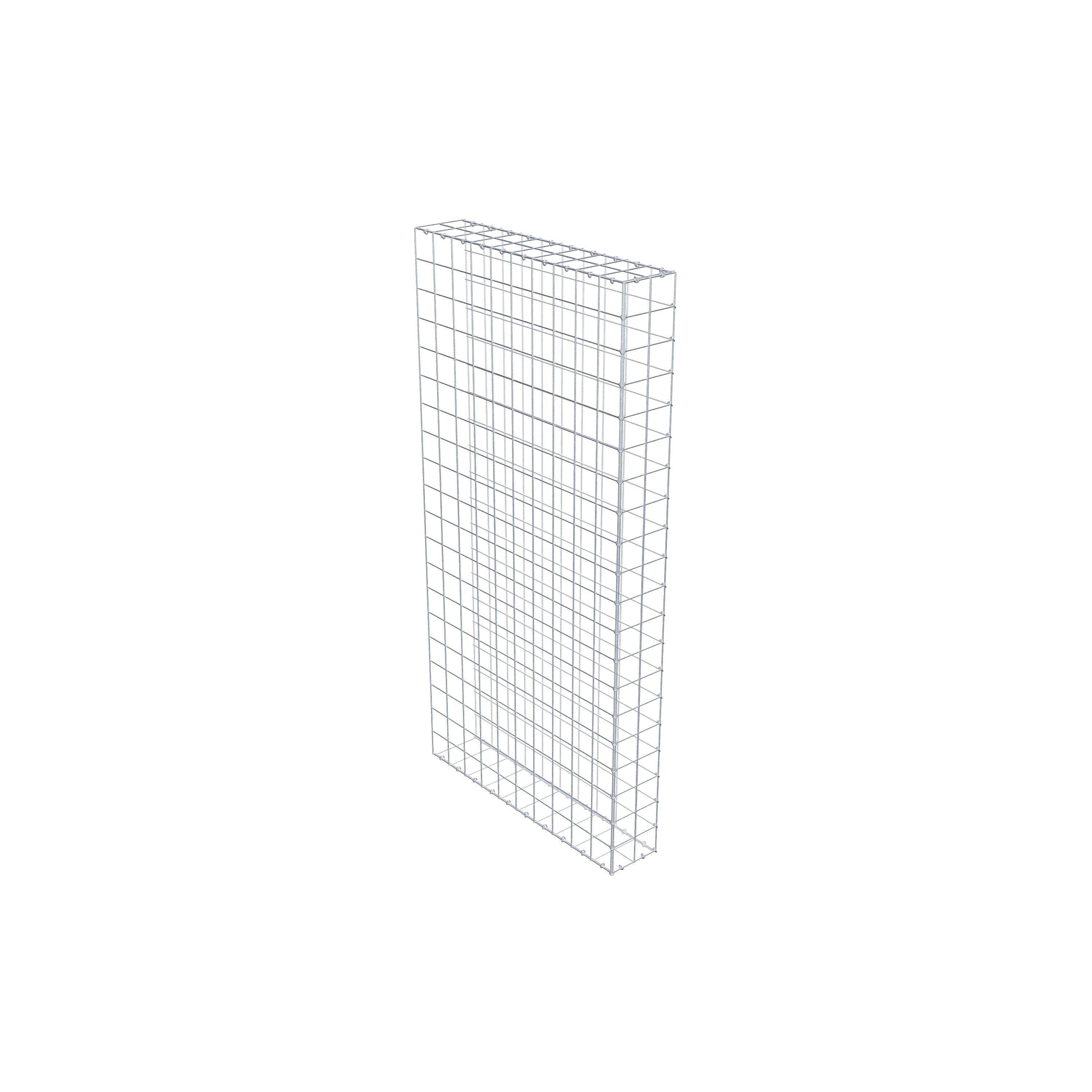 Monteret gabion type 2 200 cm x 100 cm x 20 cm (L x H x D), maskestørrelse 10 cm x 10 cm, C-ring