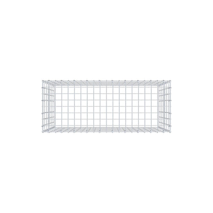 Mounted gabion type 3 100 cm x 70 cm x 40 cm (L x H x D), mesh size 5 cm x 10 cm, C-ring