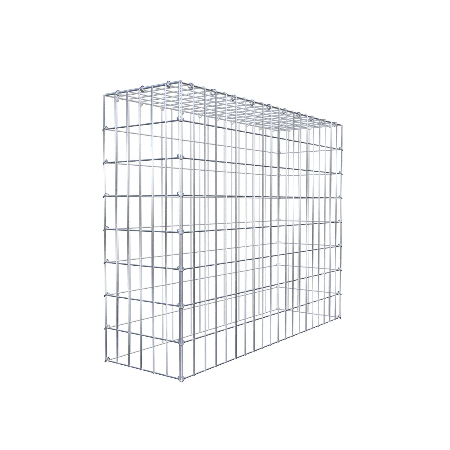 Gavión complementario de tipo 3 100 cm x 80 cm x 30 cm (L x A x P), malla 5 cm x 10 cm, anillo en C