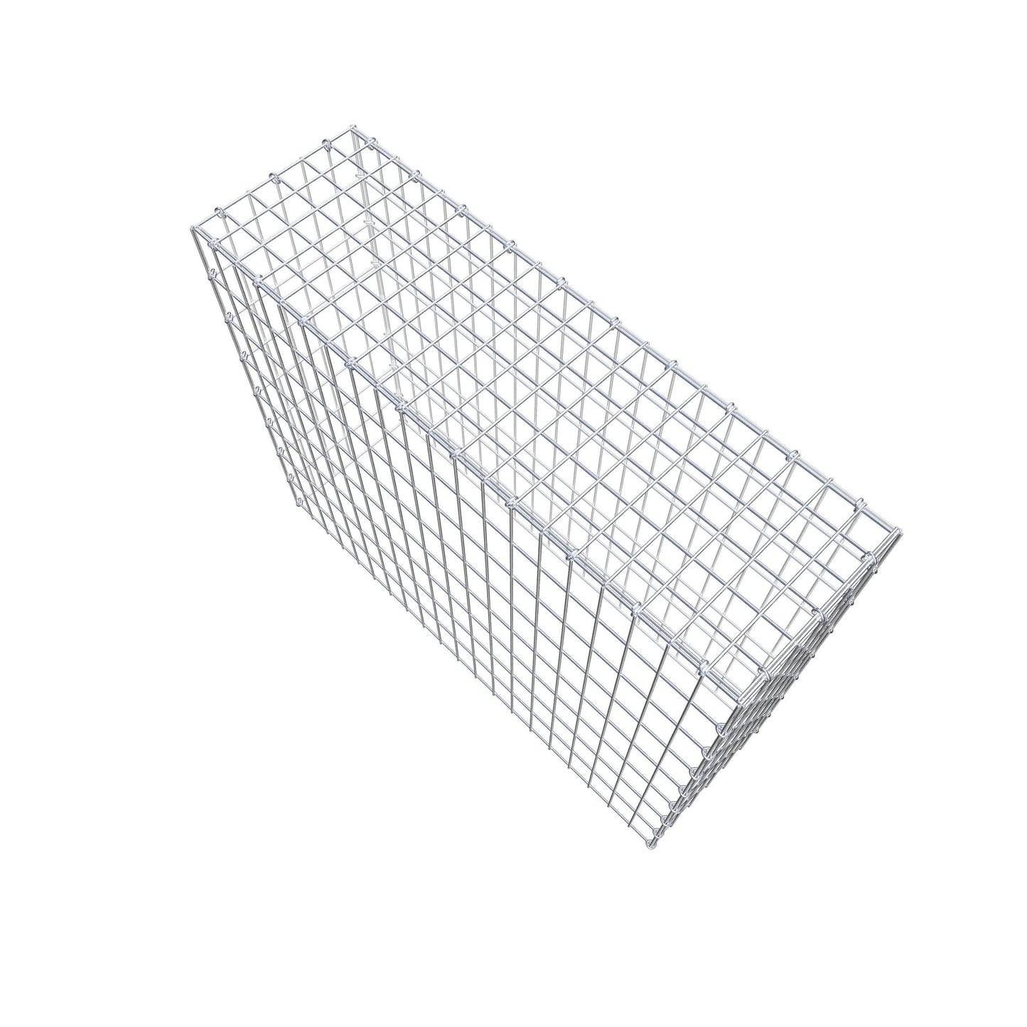 Gavión complementario de tipo 3 100 cm x 80 cm x 30 cm (L x A x P), malla 5 cm x 10 cm, anillo en C