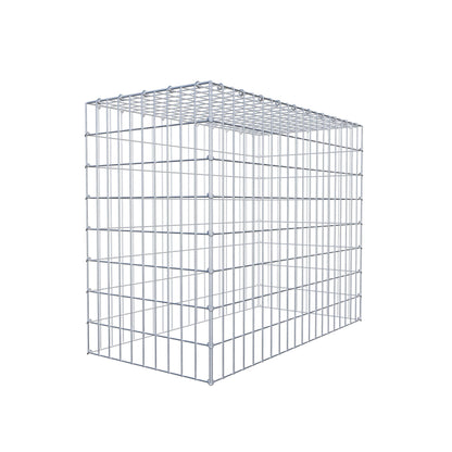 Gabbione aggiuntivo di tipo 3 100 cm x 80 cm x 50 cm (L x H x P), maglia 5 cm x 10 cm, anello a C