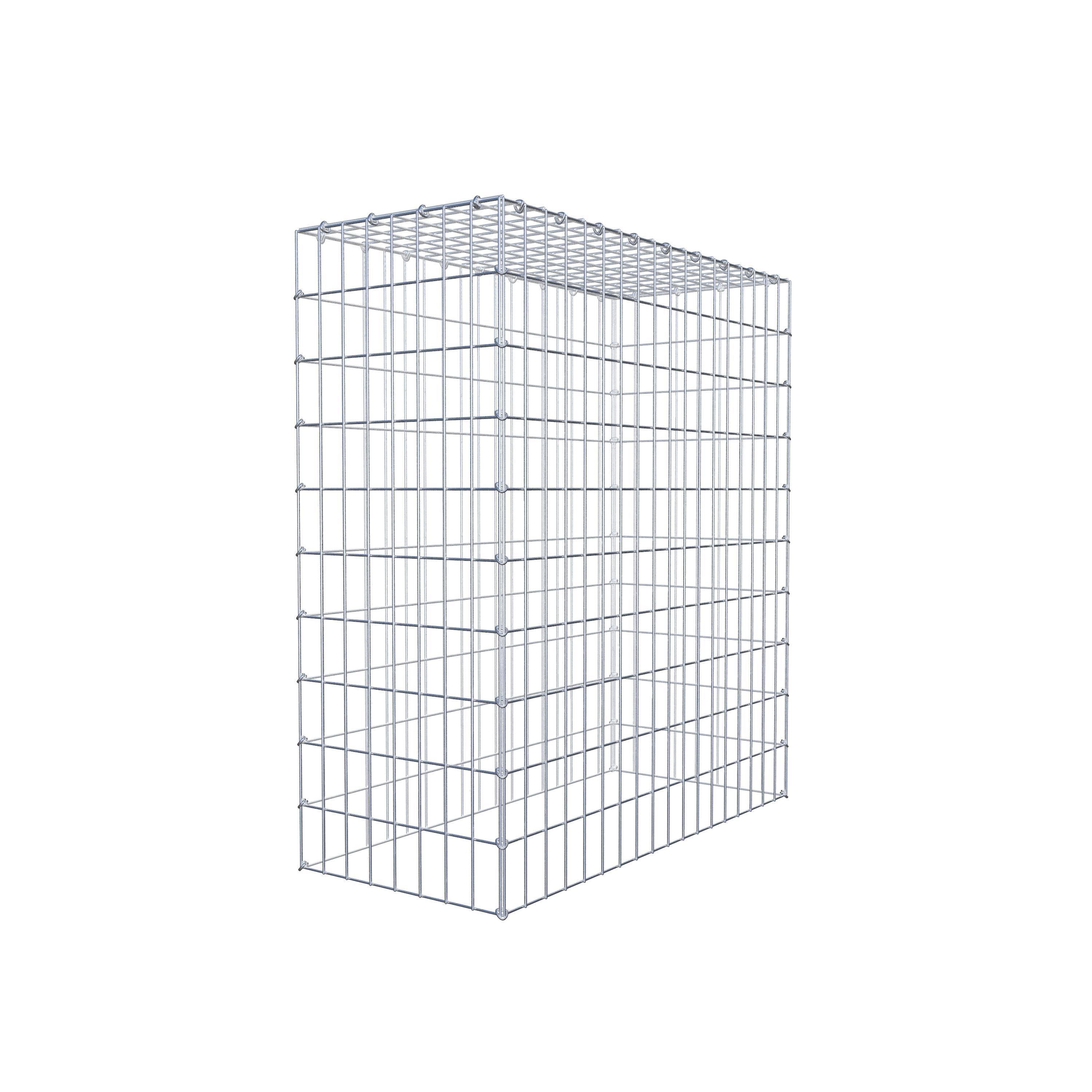 Gabião Tipo 3 100 cm x 90 cm x 40 cm (C x A x P), malhagem 5 cm x 10 cm, anel C