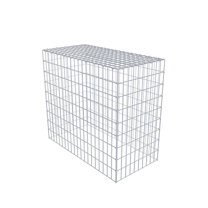 Typ 3 påbyggnadsgabion 100 cm x 90 cm x 50 cm (L x H x D), maskstorlek 5 cm x 10 cm, C-ring