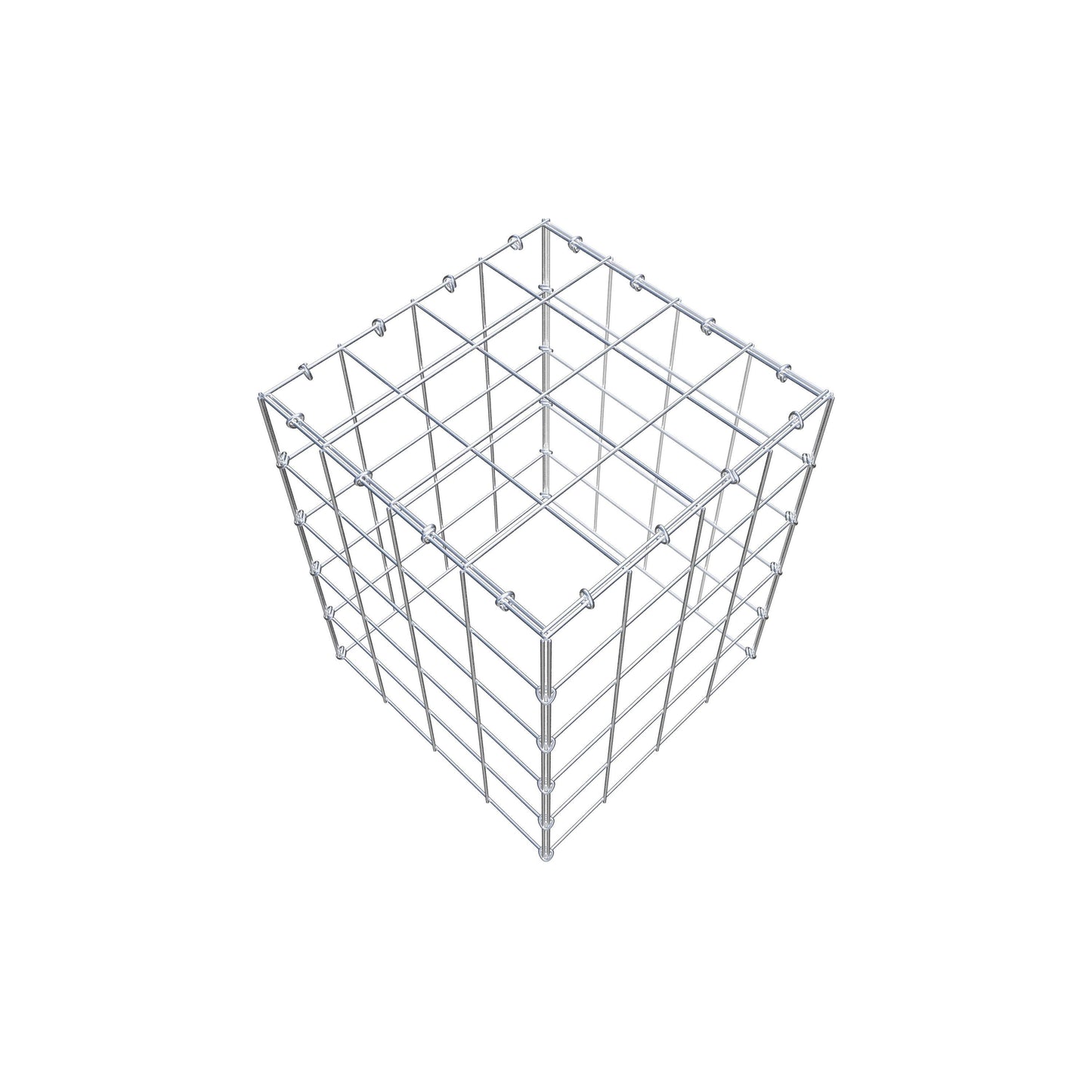 Pila adicional tipo 3 50 cm x 40 cm x 40 cm (L x A x P), malla 10 cm x 10 cm, anillo en C