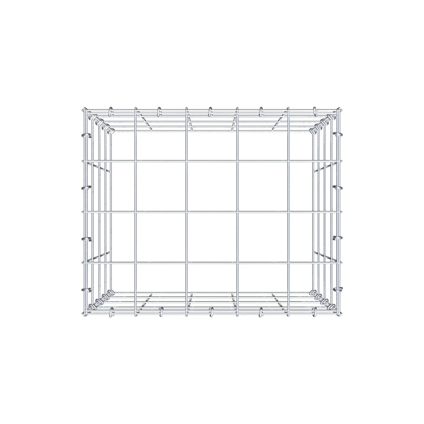 Pila adicional tipo 3 50 cm x 40 cm x 40 cm (L x A x P), malla 10 cm x 10 cm, anillo en C