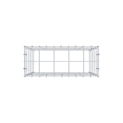 Anbaugabione Typ 3 50 cm x 50 cm x 20 cm (L x H x T), Maschenweite 10 cm x 10 cm, C-Ring