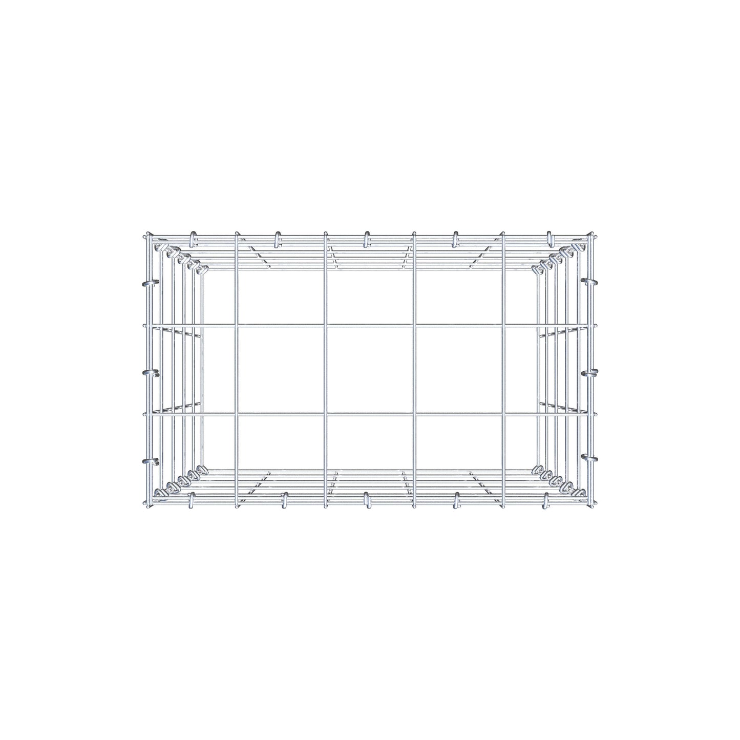 Tilläggspåle typ 3 50 cm x 50 cm x 30 cm (L x H x D), maskstorlek 10 cm x 10 cm, C-ring