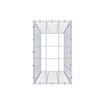 Gavión complementario de tipo 3 100 cm x 30 cm x 50 cm (L x A x P), malla 10 cm x 10 cm, anillo en C