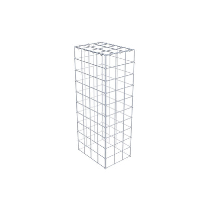 Monteret gabion type 3 100 cm x 40 cm x 30 cm (L x H x D), maskestørrelse 10 cm x 10 cm, C-ring