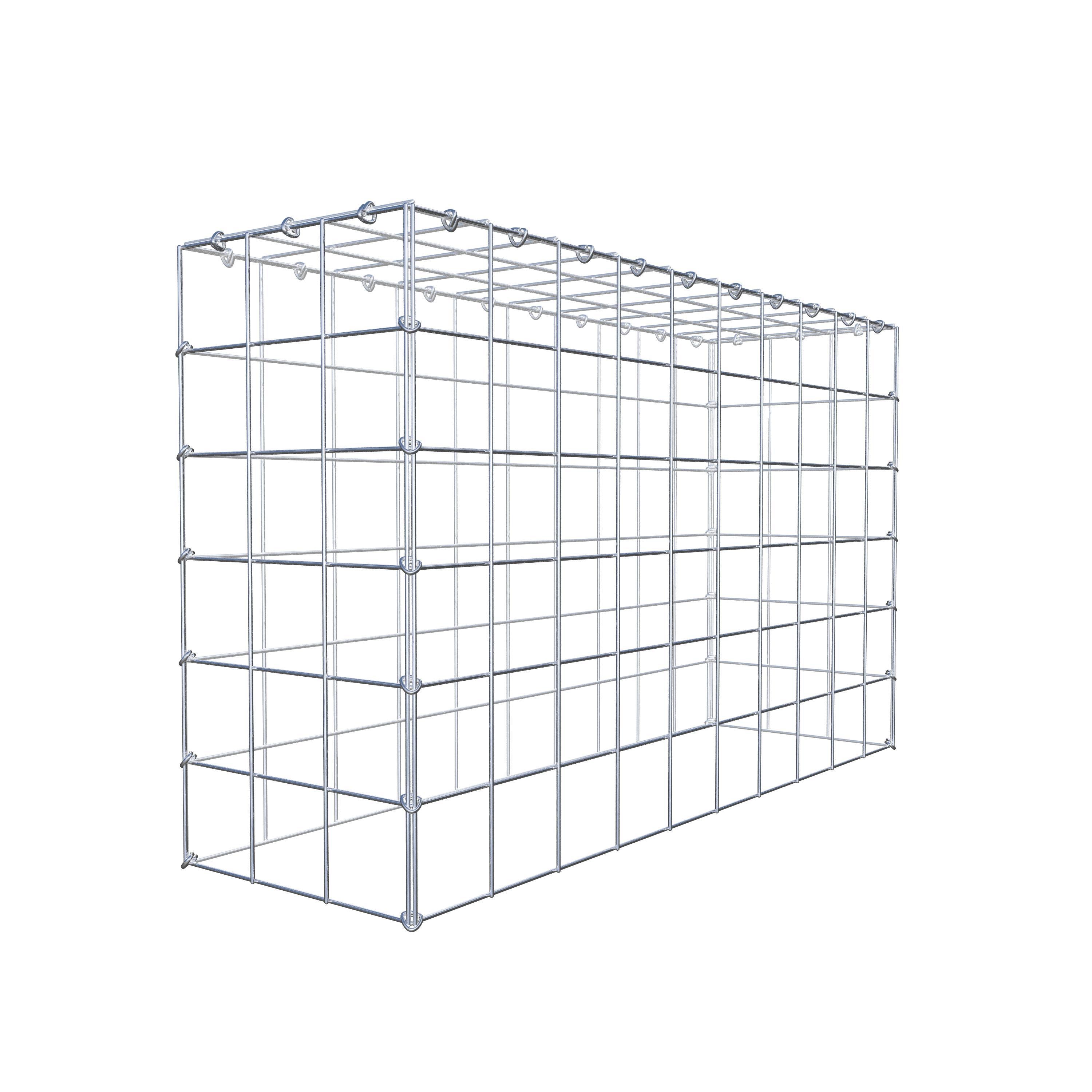 Gabião Tipo 3 100 cm x 60 cm x 30 cm (C x A x P), malhagem 10 cm x 10 cm, anel C