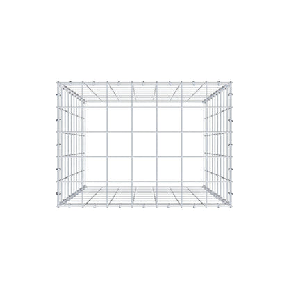 Monteret gabion type 3 100 cm x 70 cm x 50 cm (L x H x D), maskestørrelse 10 cm x 10 cm, C-ring