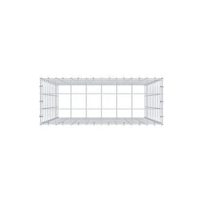 Gabbione aggiuntivo di tipo 3 100 cm x 80 cm x 30 cm (L x H x P), maglia 10 cm x 10 cm, anello a C