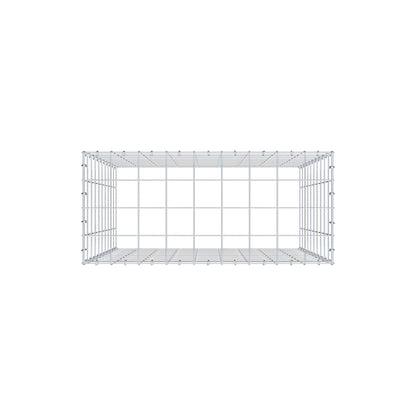 Anbaugabione Typ 3 100 cm x 90 cm x 40 cm (L x H x T), Maschenweite 10 cm x 10 cm, C-Ring
