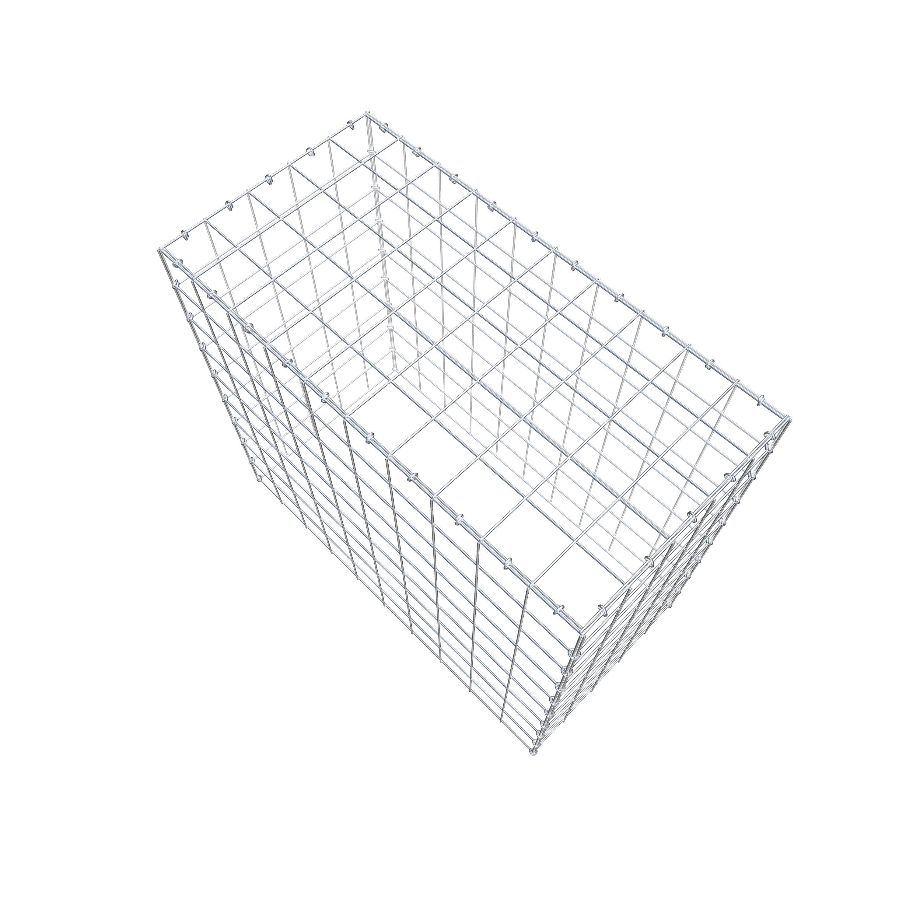 Gabião Tipo 3 100 cm x 90 cm x 50 cm (C x A x P), malhagem 10 cm x 10 cm, anel C