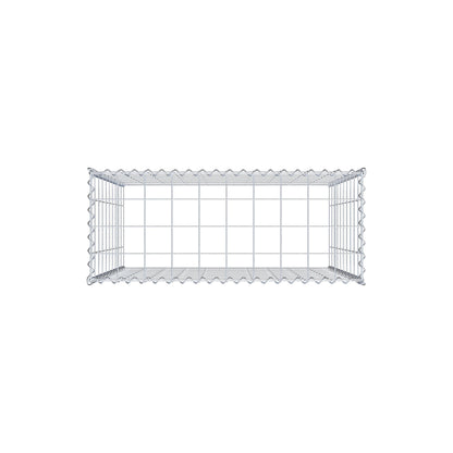 Anbaugabione Typ 3 100 cm x 100 cm x 40 cm (L x H x T), Maschenweite 10 cm x 10 cm, Spirale